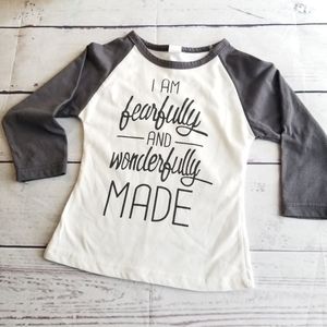 Fearfully and Wonderfully Made Raglan Tee